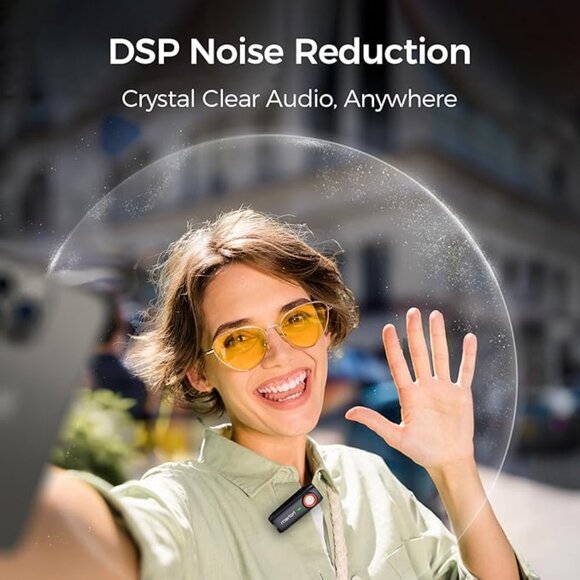 Hohem MIC-01 Wireless Lavalier Microphone Set - Picture 7 of 11